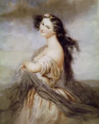 Porträt von Juliette Drouet (1806-83)